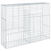 vidaXL Coș gabion cu capac, 200x50x150 cm, fier galvanizat