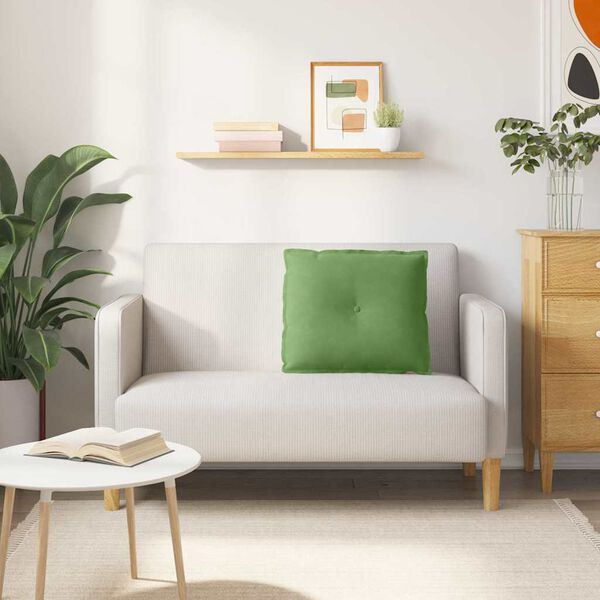 vidaXL Perna pentru spate Verde deschis 60 x 50 cm