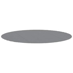 vidaXL Acoperire geotextil piscină, gri deschis, &Oslash;306 cm, poliester