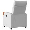vidaXL Scaun reclinabil electric Cloud Grey Fabric