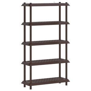 vidaXL Unitate de rafturi 5 niveluri 100 x 40 x 177 cm PP Maro