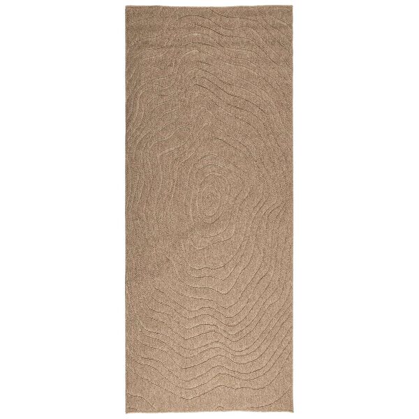 vidaXL Covoare de zonă Moir&eacute; HUARTE natural 200 x 80 cm Poliester