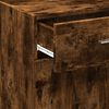 vidaXL Dulap, stejar fumuriu, 50x42,5x93 cm, lemn prelucrat