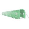 vidaXL Seră cu cadru din oțel, verde, 36 m&sup2;, 18x2x2 m