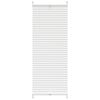 Jaluzea plisse, alb, 40x125 cm, pliuri