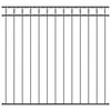 vidaXL Element de gard ASSEN 170 x 150 cm Oțel Gri