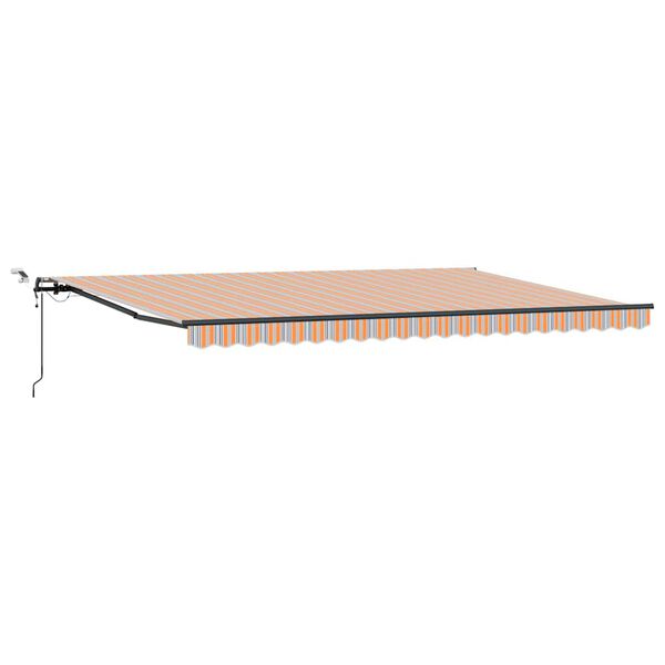 vidaXL Cortina Retractabilă Multicolour 500 &times; 300 cm Stofă și Metal