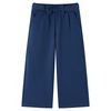 Pantaloni pentru copii cu picioare largi, bleumarin, 104