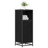 vidaXL Set de mobilier pentru baie Stejar Negru 35 x 37,5 x 100 cm