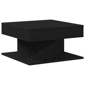 vidaXL Masă de cafea Stejar Negru 57 x 57 x 30 cm Lemn prelucrat