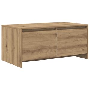 vidaXL Masă de cafea Stejar Artizanal 90 x 50 x 41.5 cm Lemn prelucrat