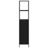 vidaXL Dulap de baie cu rafturi Stejar negru 36x35x165 cm