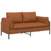 vidaXL Canapea cu 2 locuri Maro 188 x 81 x 89 cm Piele artificială