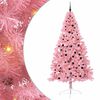 vidaXL Pom de Crăciun artificial pre-iluminat Roz 240 cm PVC