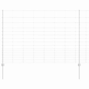 vidaXL Gard cu St&acirc;lp Argintiu 1,5 x 50 m Oțel