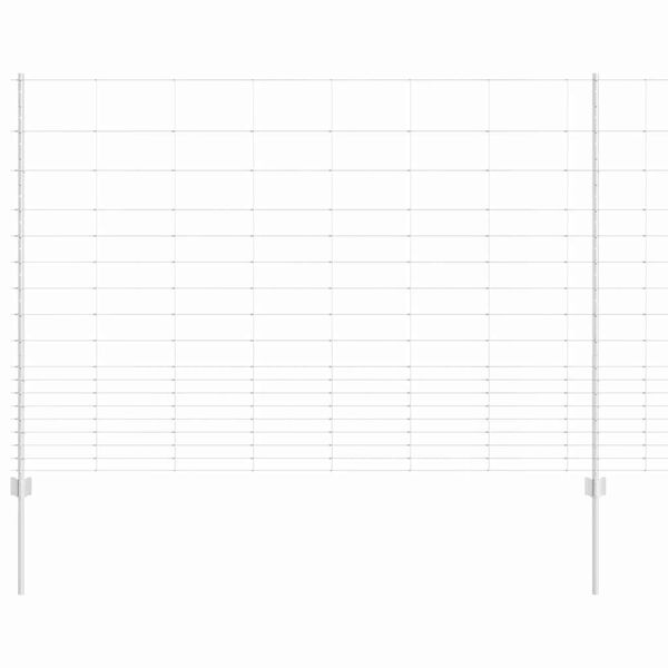 vidaXL Gard cu St&acirc;lp Argintiu 1,5 x 50 m Oțel