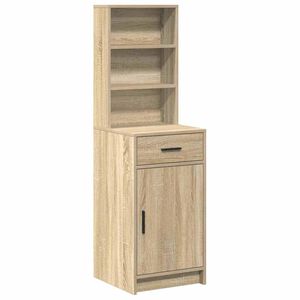 vidaXL Bufet Stejar Sonoma 41 x 40 x 135 cm Lemn prelucrat