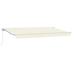 vidaXL Cadru de copertină Crem 350 x 200 cm Poliester cu Acoperire PU