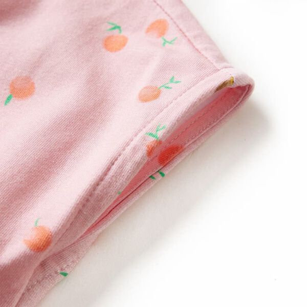 Rochie copii cu șnur, portocaliu deschis, 104