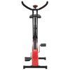vidaXL Bicicletă fitness X-Bike cu curea de rezistență, roșu