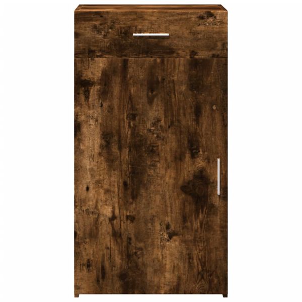 vidaXL Dulap, stejar fumuriu, 50x42,5x93 cm, lemn prelucrat