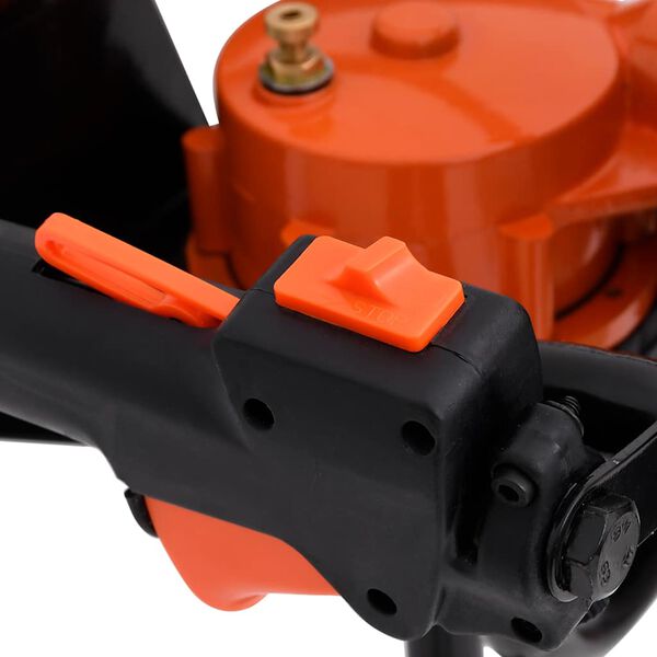 vidaXL Set foreză pentru sol și burghie, oțel