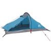 vidaXL Cort de backpacking 4 persoană albastru