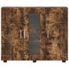 vidaXL Dulap din Lemn Stejar fumuriu 88,5 x 30,5 x 73 cm Lemn compozit