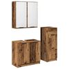 vidaXL Set de mobilier pentru baie 3 buc. Lemn vechi
