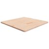 vidaXL Blat de masă pătrat,80x80x2,5 cm, lemn masiv stejar netratat