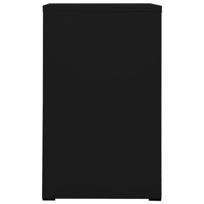 vidaXL Fișet, negru, 46x62x102,5 cm, oțel