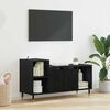 vidaXL Cabinet TV Stejar Negru 100 x 35 x 55 cm Lemn compozit