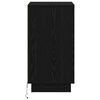 vidaXL Dulap de noapte Stejar Negru 39 x 34,5 x 65 cm Lemn compozit