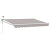 vidaXL Cort electric retractabil Gri deschis 3 x 2,5 m