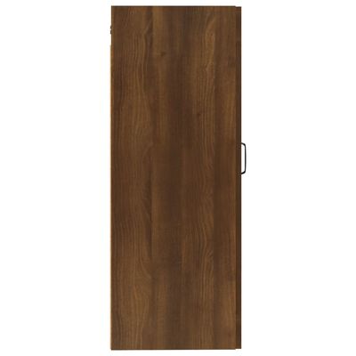 vidaXL Dulap suspendat, stejar maro, 35x34x90 cm, lemn prelucrat