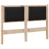 vidaXL Tăblie cap Altele Maro 120 cm Lemn masiv de pin