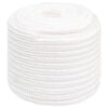 vidaXL Fr&acirc;nghie utilitară multifuncțională 16 mm 50 m Alb PP