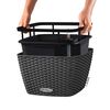 LECHUZA Jardinieră "BACINO Cottage ALL-IN-ONE" 30x30 cm, negru grafit