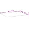 vidaXL Blat de birou netratat, 100x80x2 cm, lemn masiv de acacia