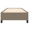 vidaXL Cadru de pat fără saltea Taupe 80x200 cm țesătură