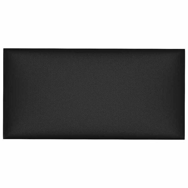 vidaXL Panouri de perete 12 buc. negru 30x15 cm piele eco 0,54 m&sup2;