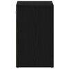 vidaXL Dulap pentru pantofi cu raft Stejar Negru 52 x 30 x 50,5 cm
