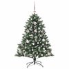 vidaXL Brad de Crăciun artificial cu 150 LED Verde 85 x 85 x 120 cm
