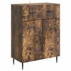 vidaXL Bufet Stejar fumuriu 66 x 34,5 x 89,5 cm Lemn prelucrat