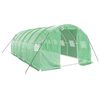 vidaXL Seră cu cadru din oțel, verde, 18 m&sup2;, 6x3x2 m