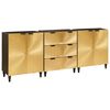 vidaXL Set de bufet 3 buc. 180 x 33 x 75 cm Lemn de mango solid