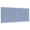 vidaXL Cortina Retractabilă Manual Albastru și Alb 300 x 200 cm
