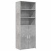vidaXL Dulap &icirc;nalt, gri beton, 70x42,5x185 cm, lemn prelucrat