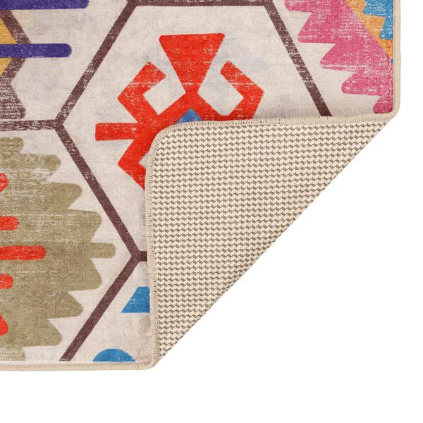 vidaXL Covor lavabil, multicolor, 190x300 cm