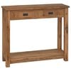 vidaXL Masă de consolă natural 90 x 30 x 80 cm Lemn solid de tec